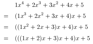 Horner method