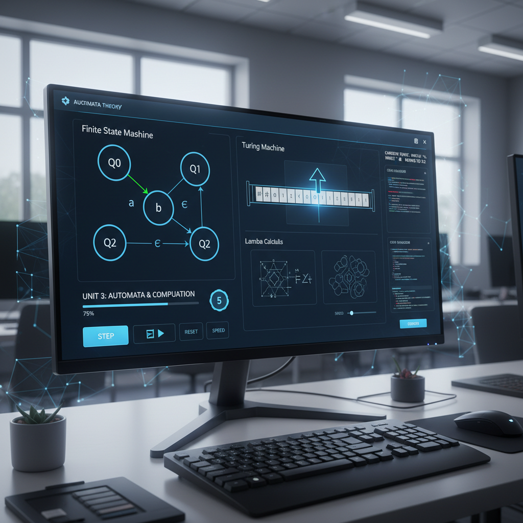 Interactive automata and AI-enhanced teaching