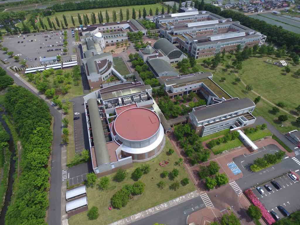 U of Aizu from a drone - credit: Y. Yaguchi