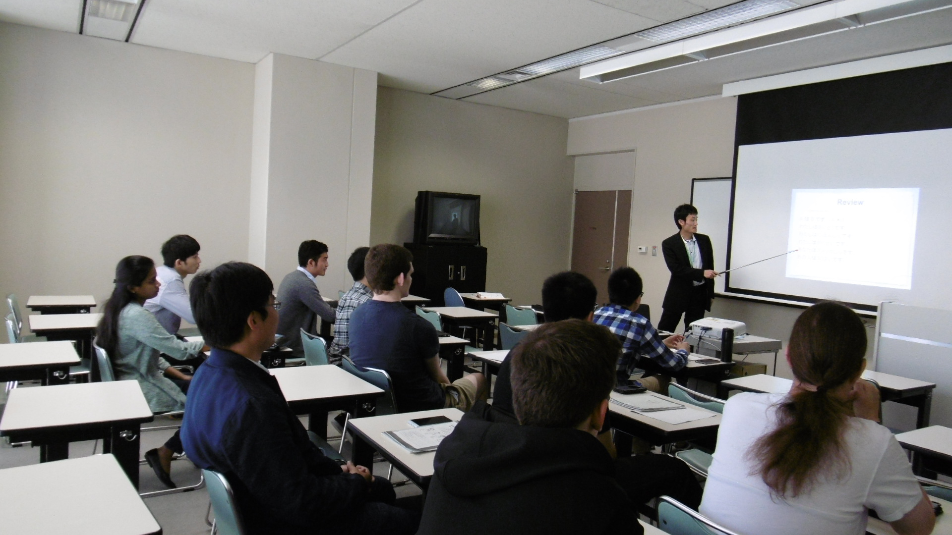 The first term Japanese seminar has begun
