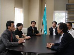Professor Chien from National Chi Nan University visits the University of Aizu