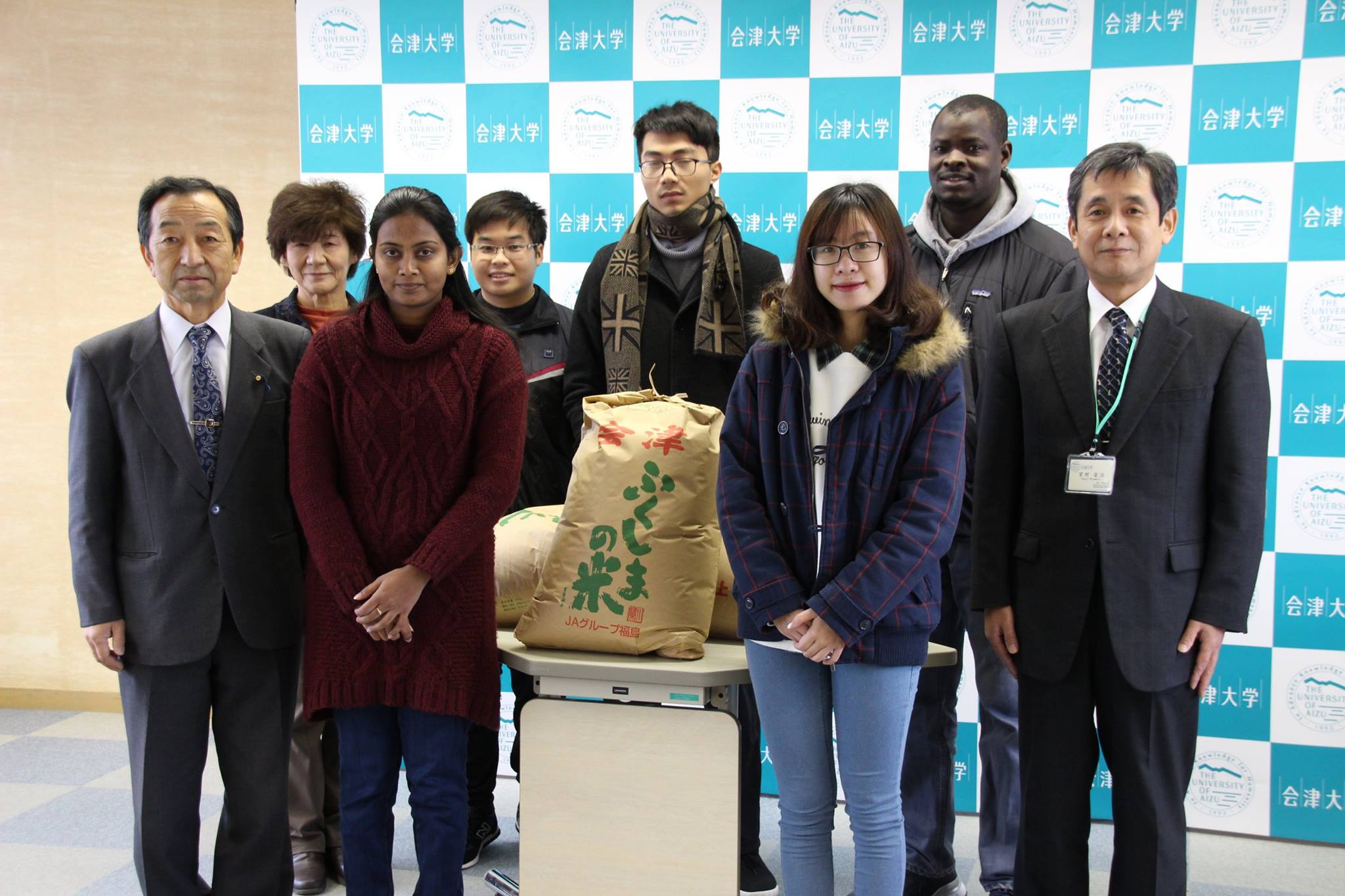 Rice was donated for UoA international students from Sakura Lanka Society