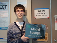 Global LoungeのサインプレートをAizu Geek Dojoのレーザーカッターで作成しました